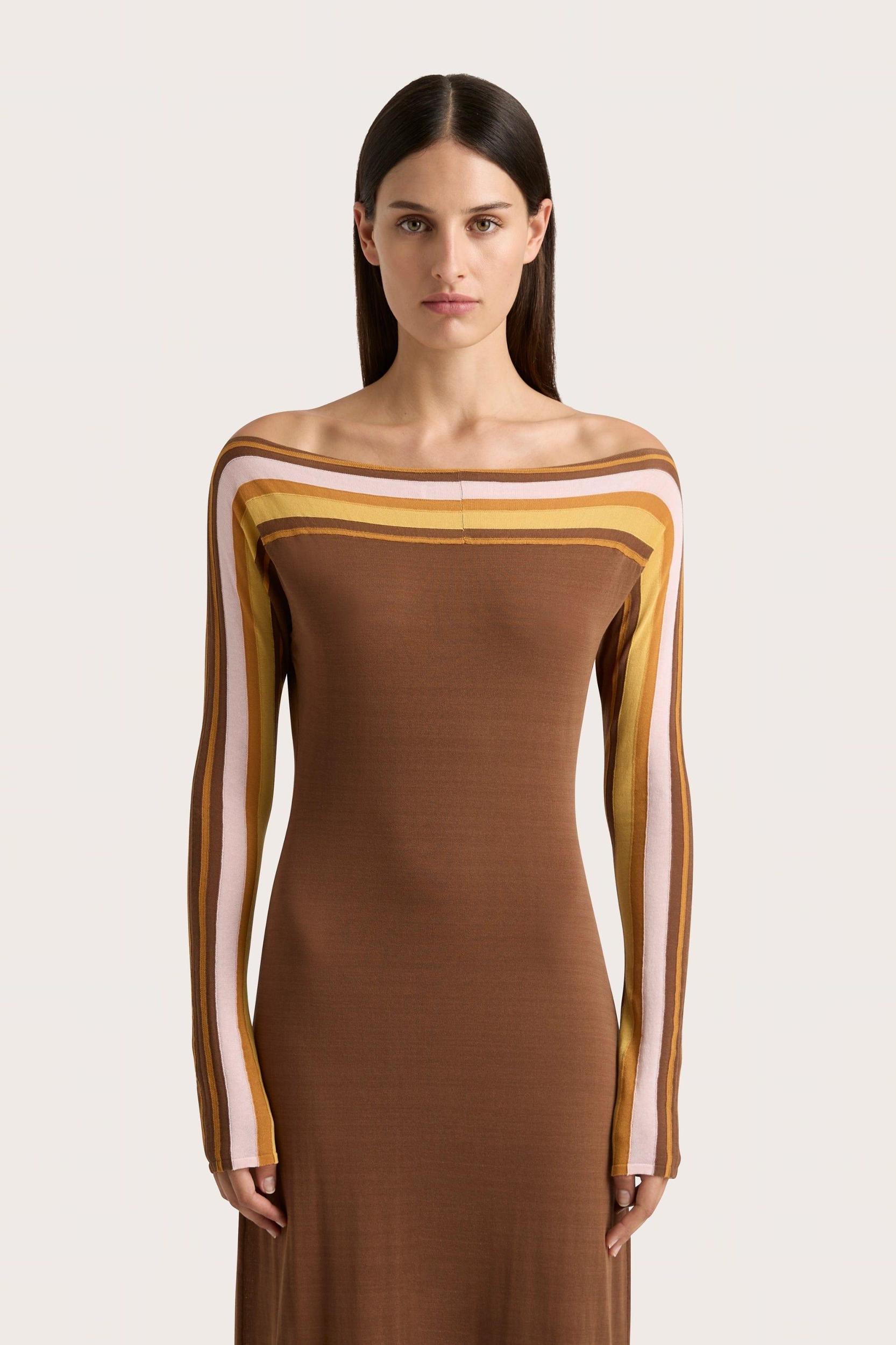 Citara Maxi Dress Cocoa - Final Sale Product Image