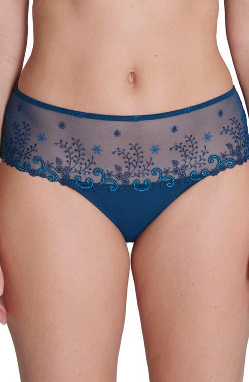 Delice Floral-Embroidered Boyshorts Product Image