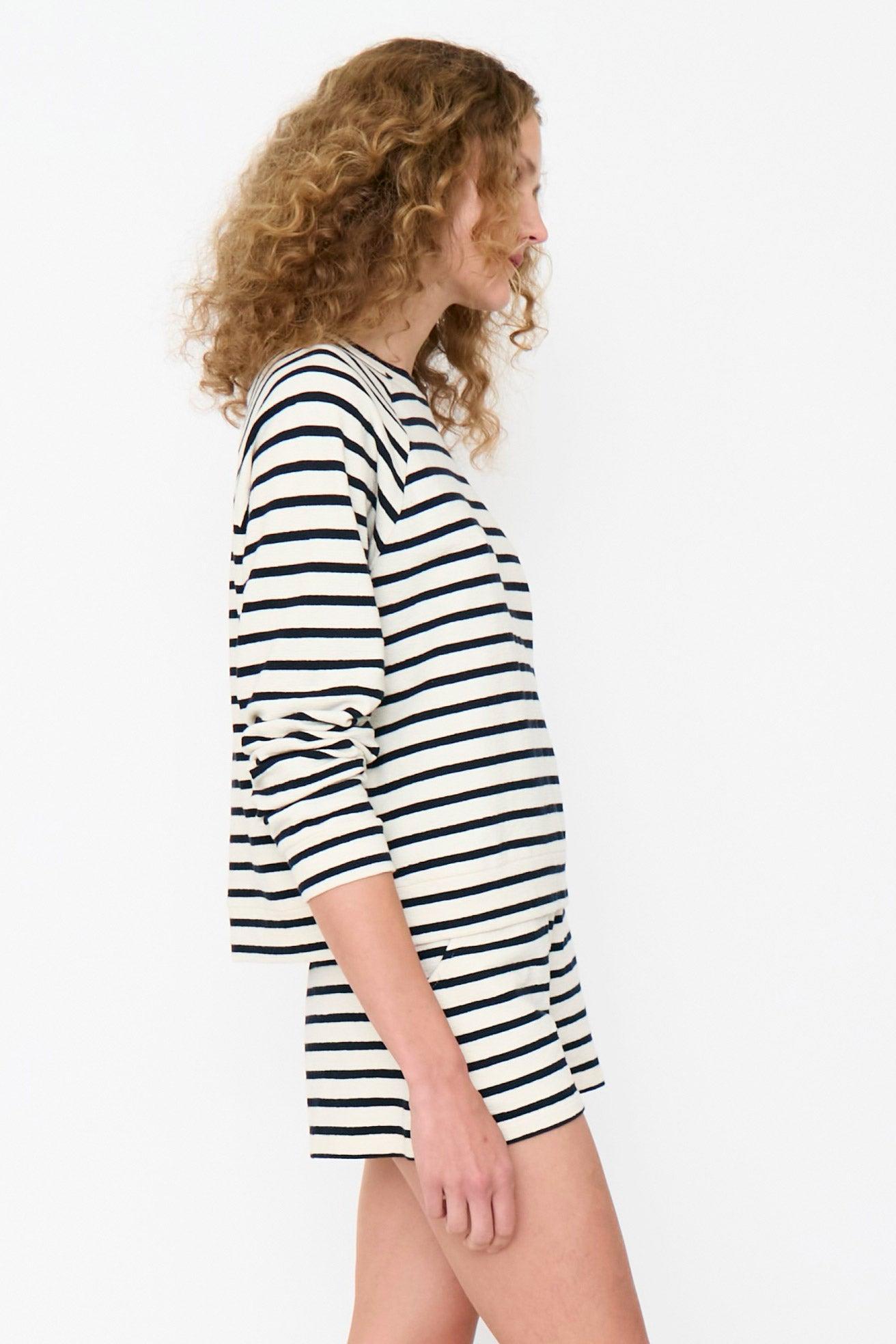 The Eco Cotton Franny - Cream/Navy Product Image