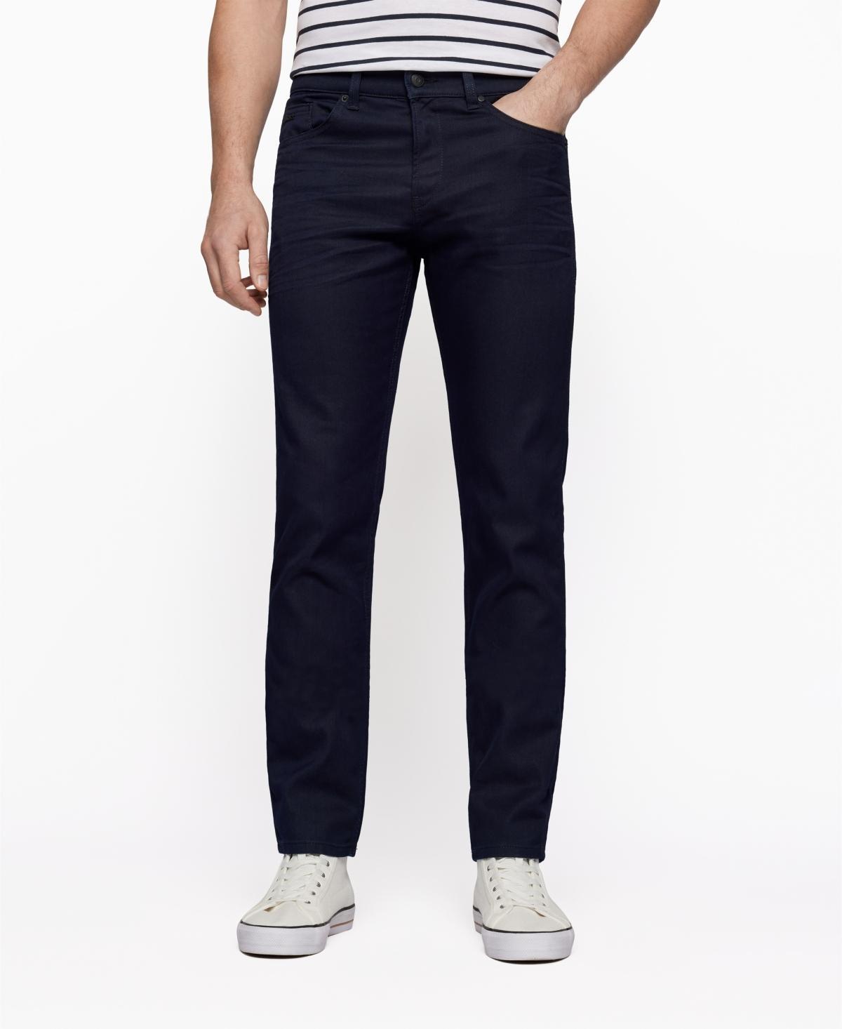 Mens Slim-Fit Jeans in Italian Cashmere-Touch Denim Product Image