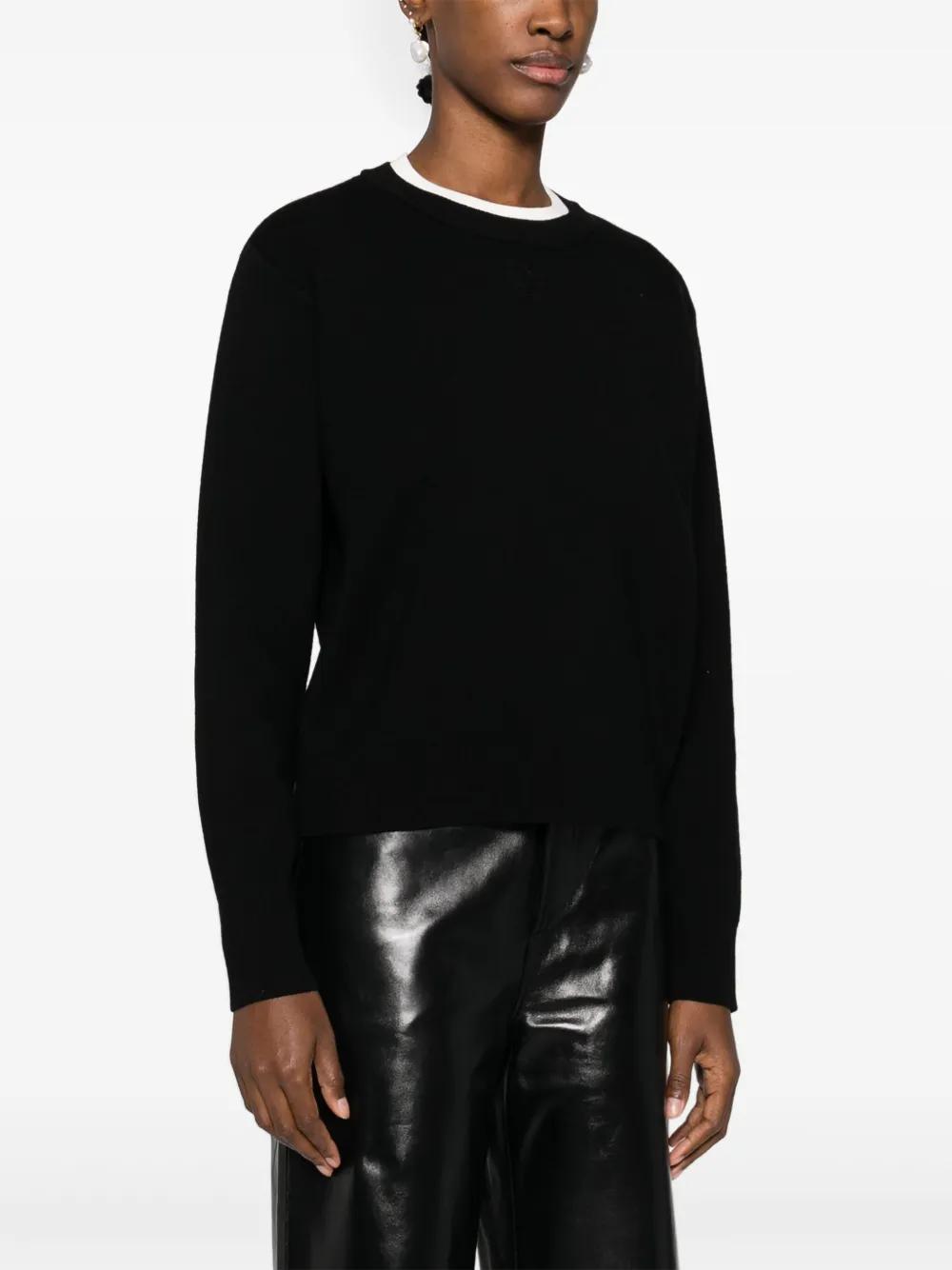 logo-embroidered crew-neck jumper Product Image