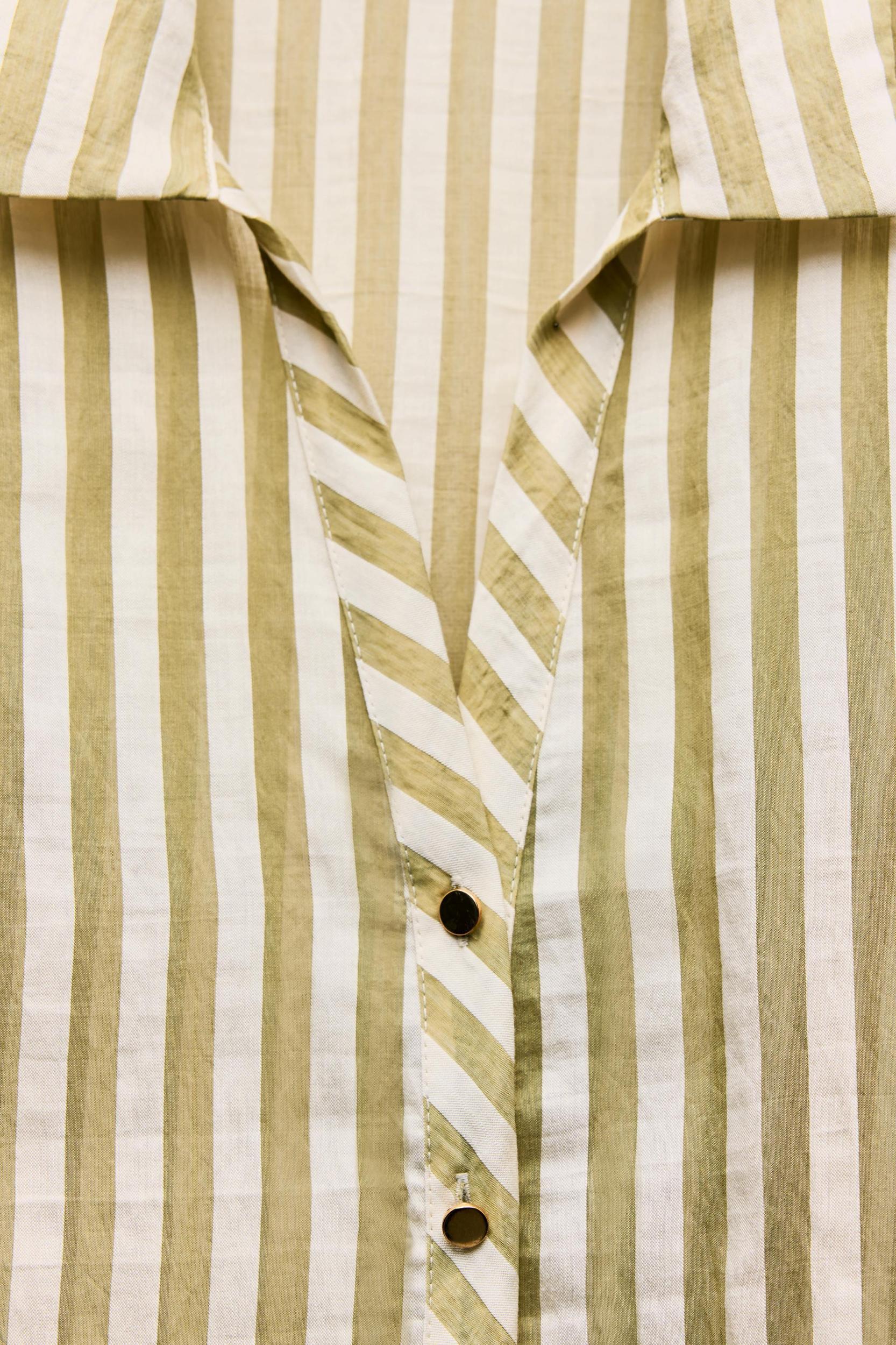FLOWY STRIPED SHIRT Product Image