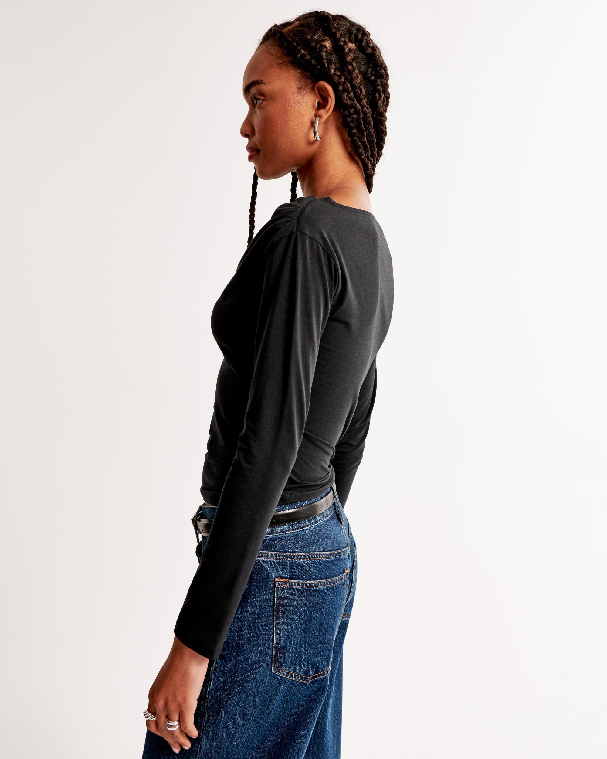 Long-Sleeve Slash Top Product Image