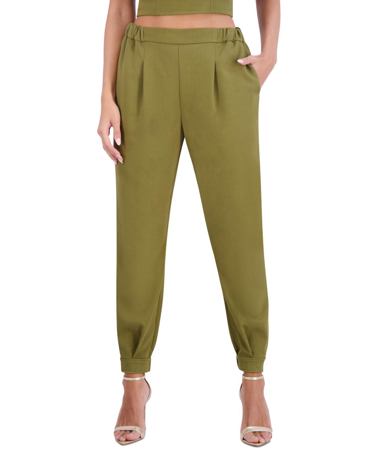 Bcbg New York Womens Twill Jogger Pants Product Image