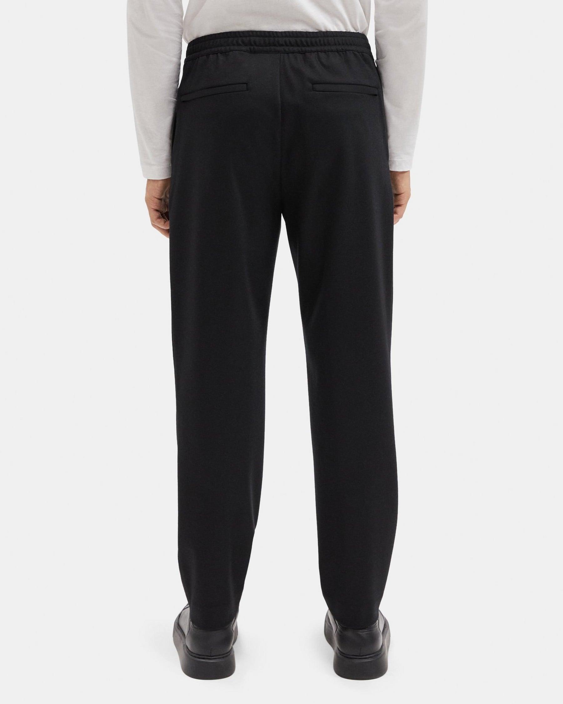 Tapered Drawstring Pant in Stretch Wool Blend Product Image