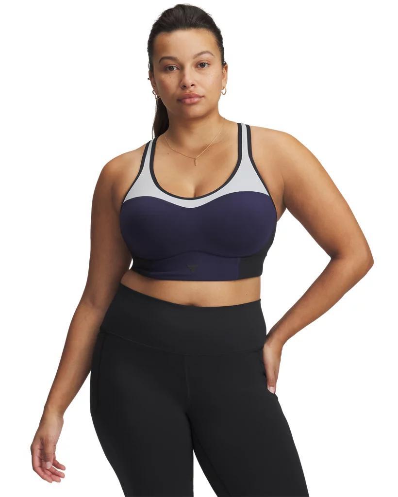 Women's Project Rock Infinity Mid Longline Lets Go Bra Product Image