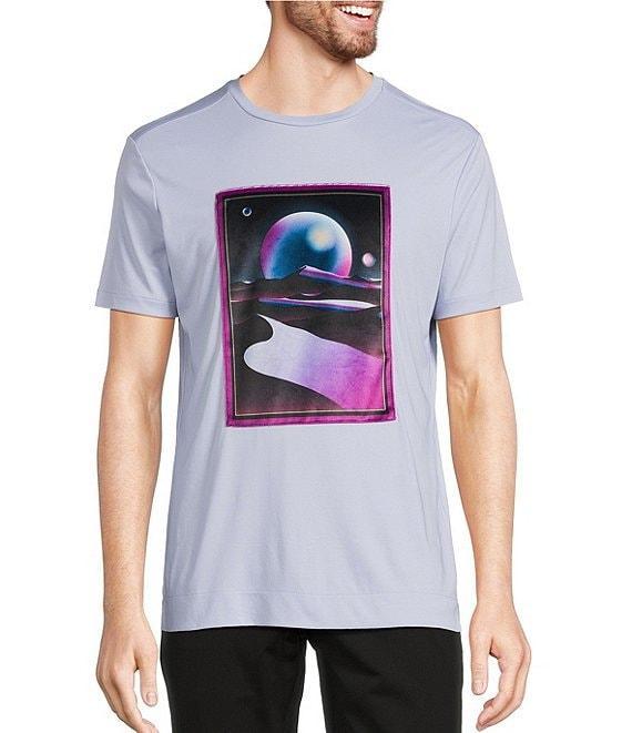Murano Interdimensional Collection Slim Fit Velour Patch Screen Print Short Sleeve T-Shirt Product Image