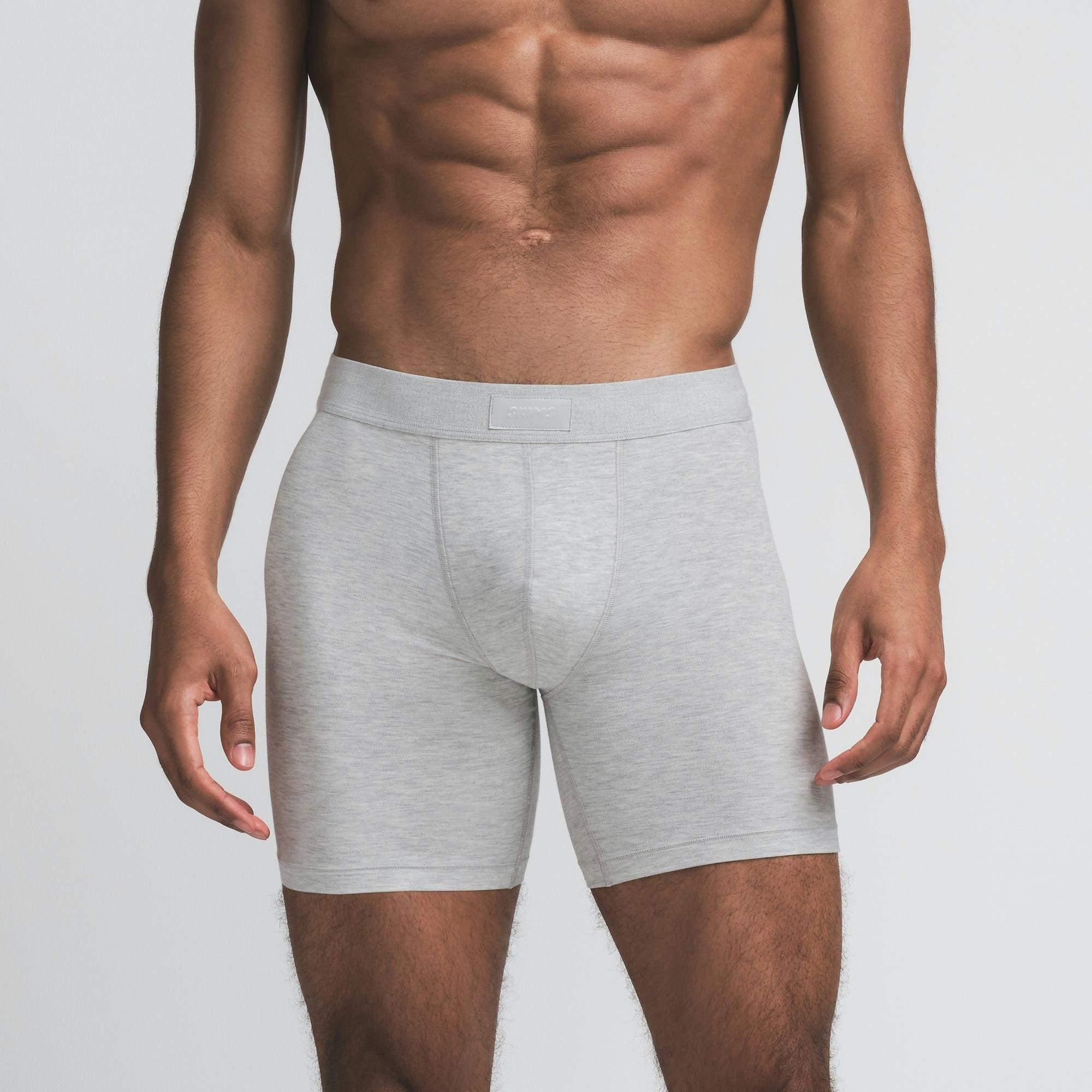 SKIMS COTTON MENS 5" BOXER BRIEF 5-PACK | DARK SEPIA ONYX MULTI Product Image
