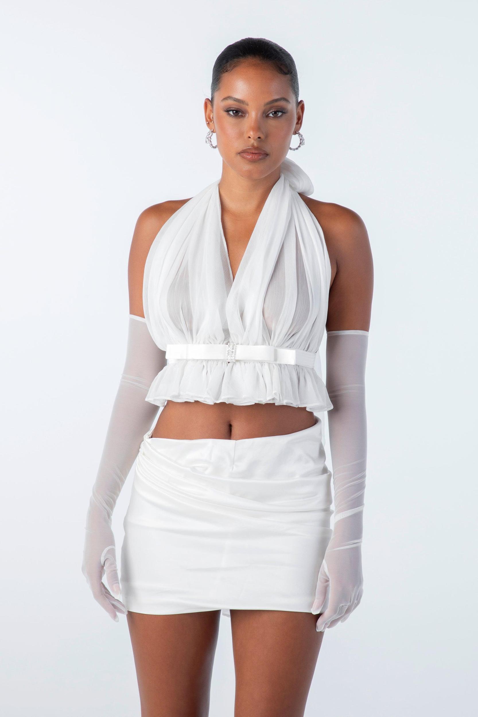 Giselle Skirt (White) (Final Sale) Product Image