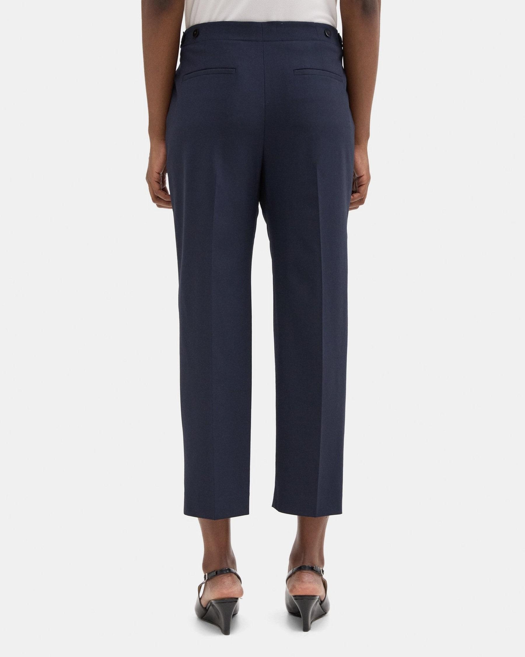 Pleated Relaxed Pant in Sevona Stretch Wool Product Image