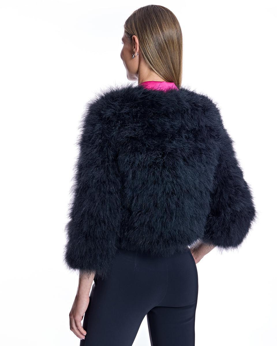 Cropped Feather Bolero Product Image
