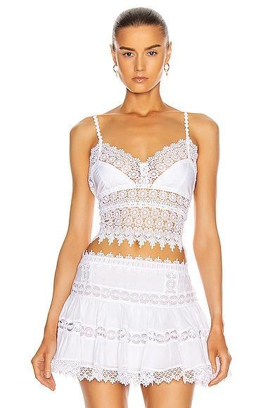 Charo Ruiz Ibiza Dana Top White. (also in XS). Product Image