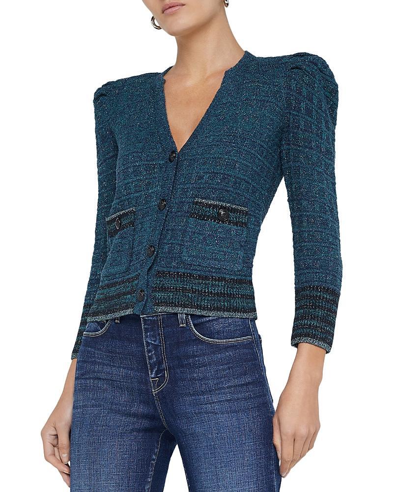 Womens Jenni Waffle-Knit Cardigan Product Image