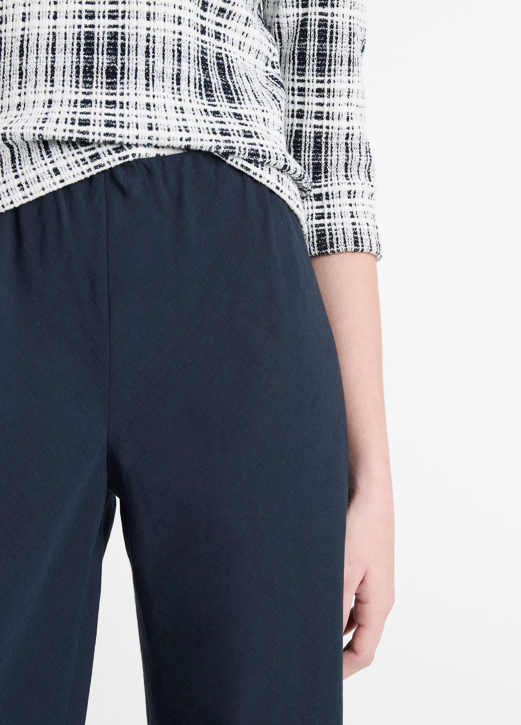 Womens Cotton-Blend Straight-Leg Pants Product Image