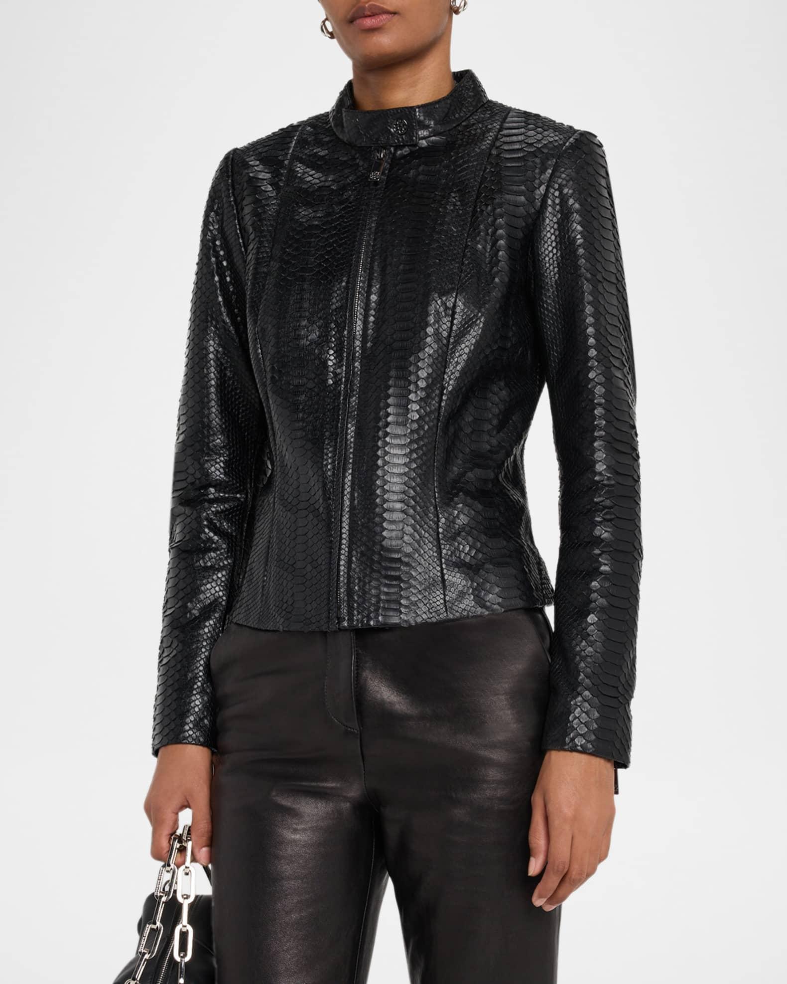 Fitted Python Jacket  Product Image