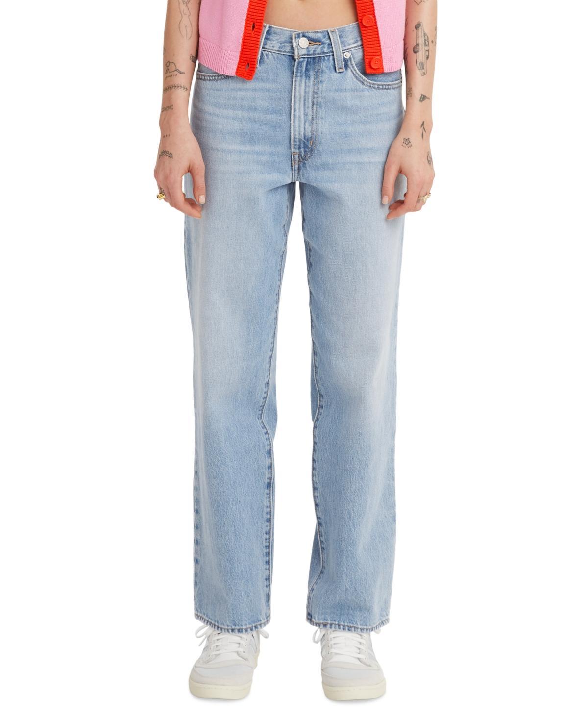 Levi's® Women's Mid-Rise '94 Baggy Jeans - Granite State 31: Cotton Denim, Standard Fit, Straight Leg Product Image