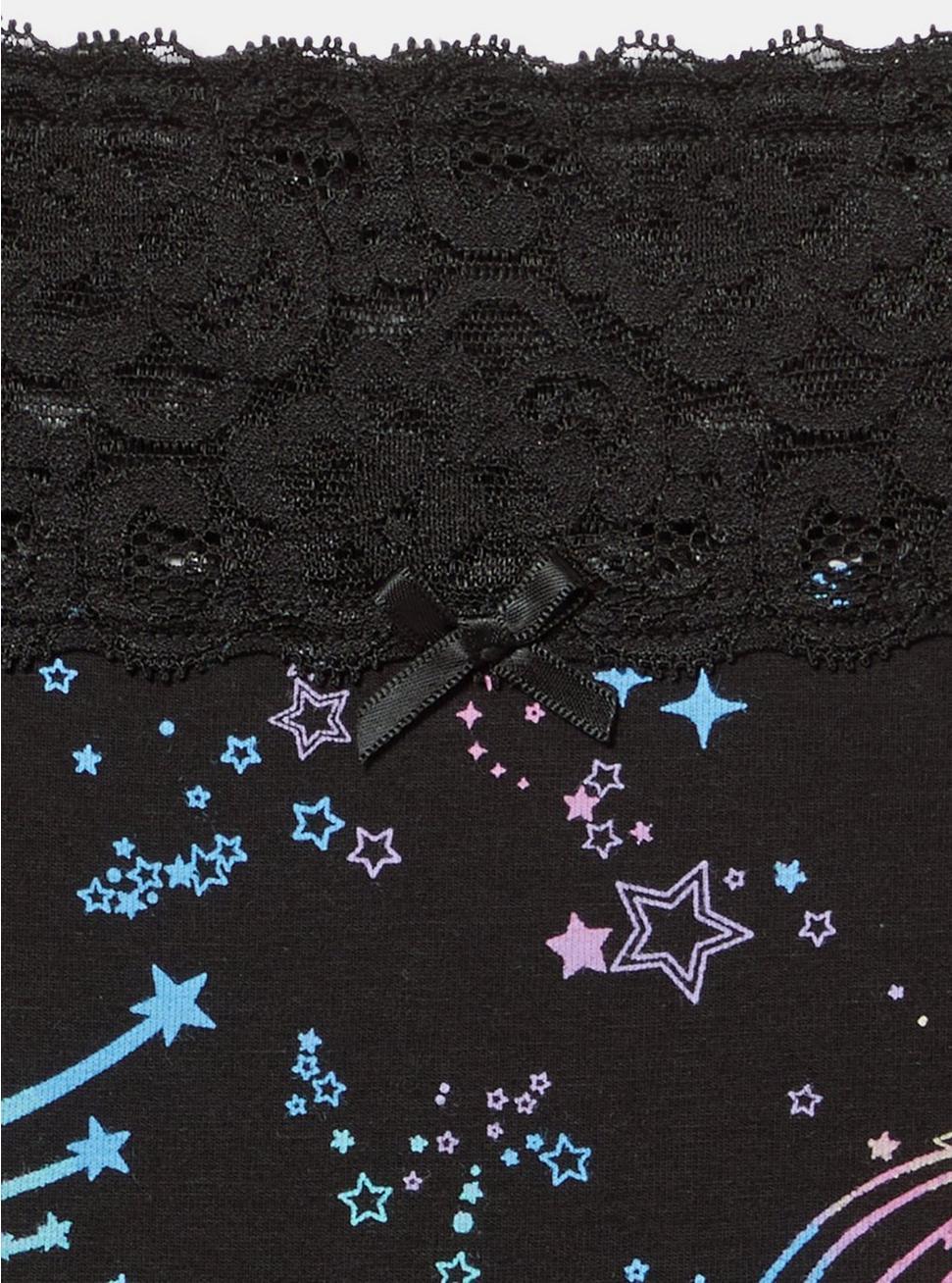 Mid-Rise Hipster Lace Trim Panty Product Image