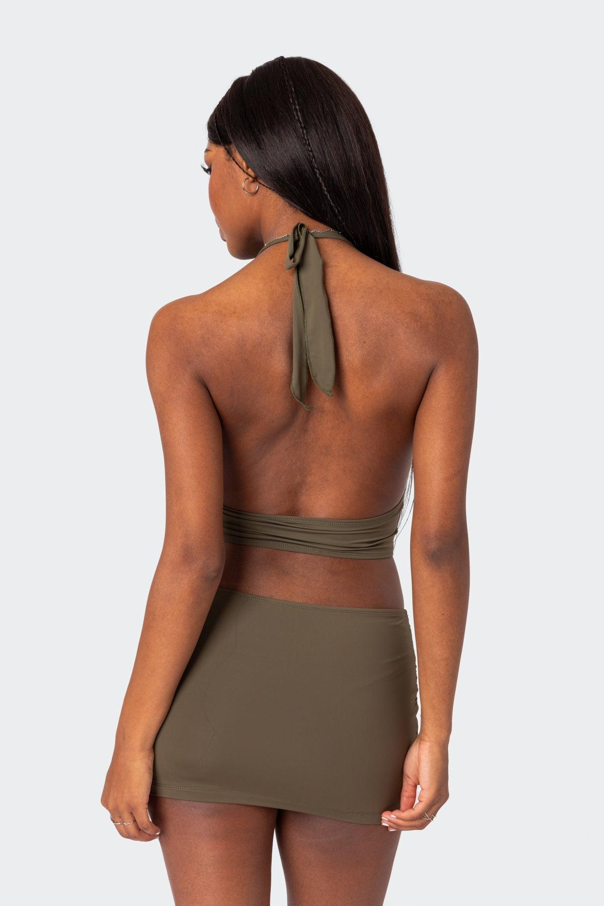Kenya Gathered Mini Skirt Product Image