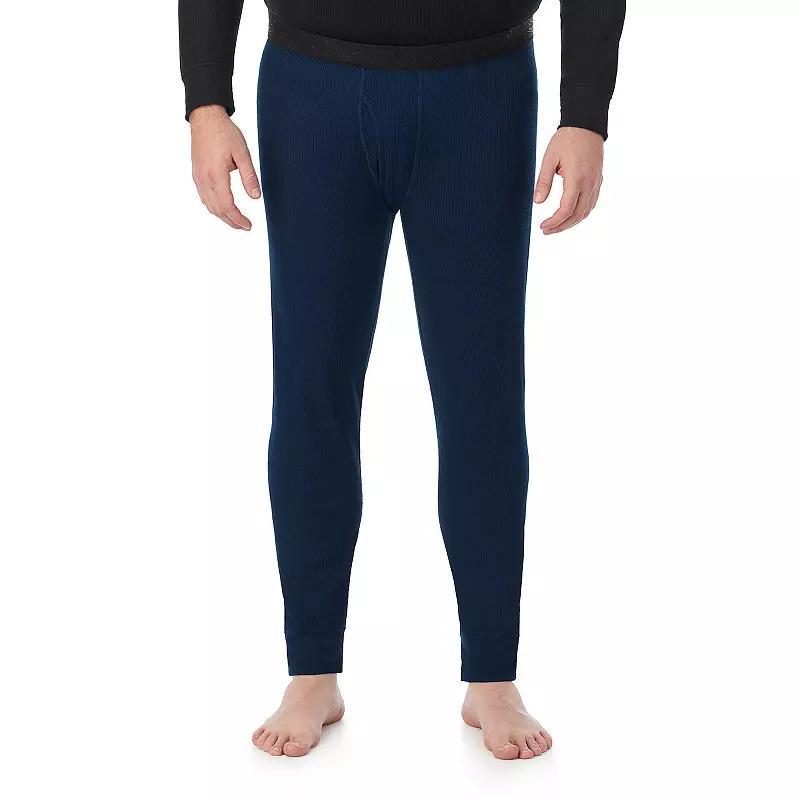 Big & Tall Cuddl Duds Midweight Waffle Thermal Performance Base Layer Pant, Mens Blue Blazer Product Image