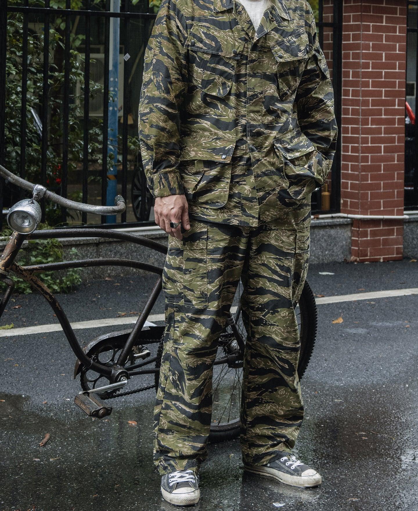 Tiger Stripe Camo Tropical Jungle Fatigue Pants Product Image