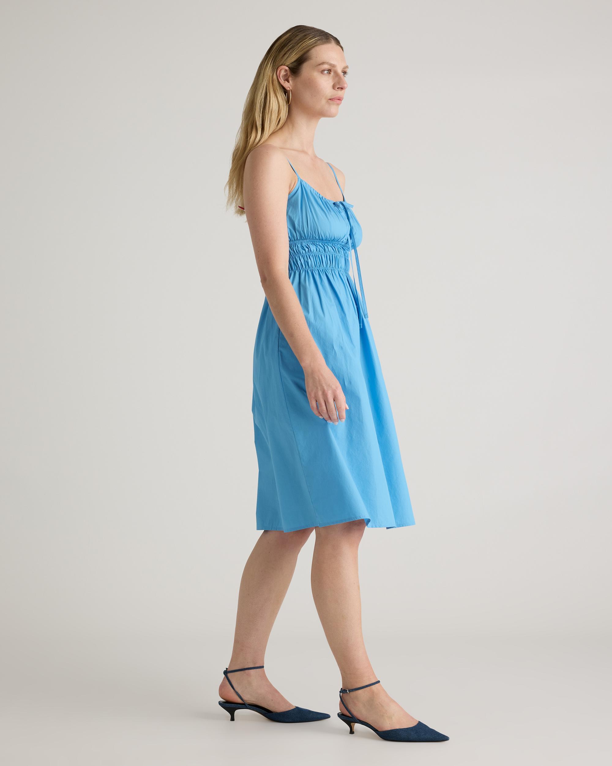 Quince | Women's Keyhole Midi Dress Size XL, Organic Cotton Product Image