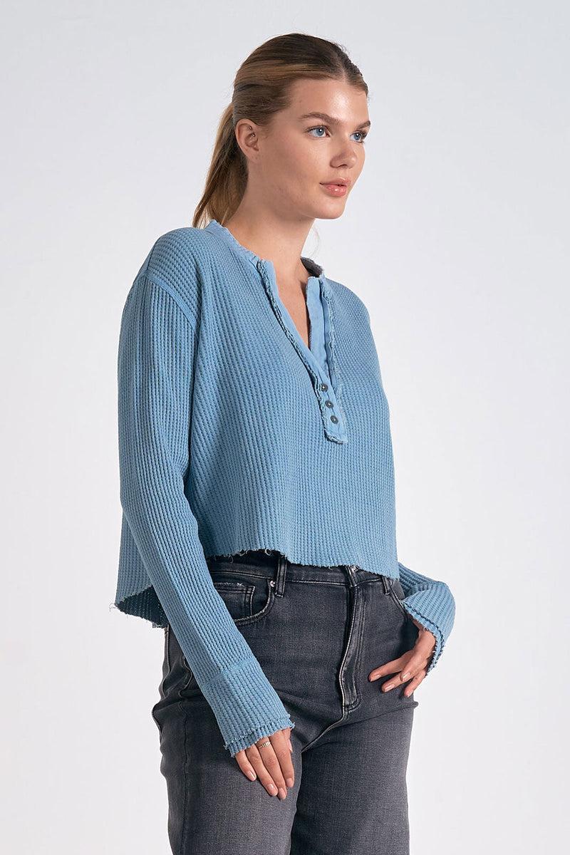 L/S Henley thermal Product Image