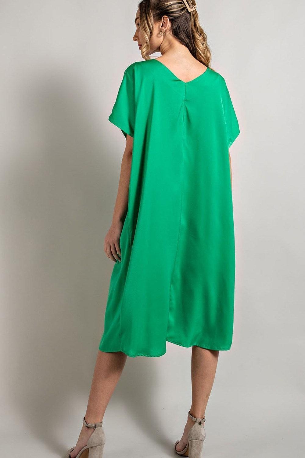 In the Garden Satin Dress Product Image