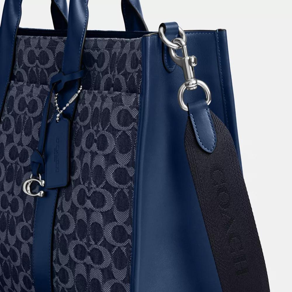 Wesley Tote In Signature Denim Product Image