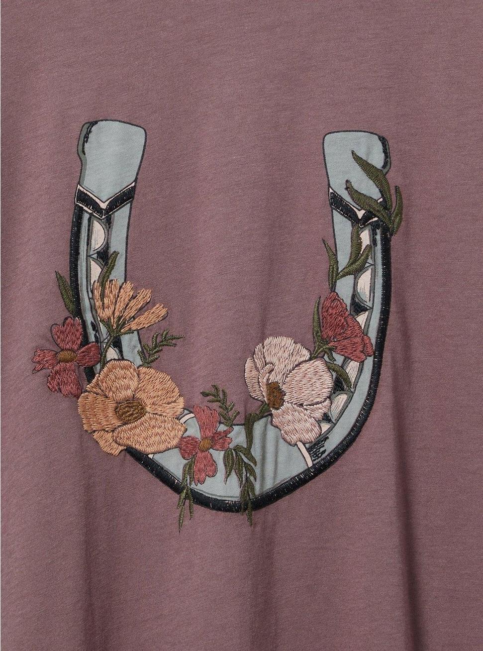 Horseshoe Oversize Crew Cotton Tee Product Image