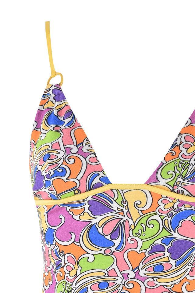 ETTA TOP - TROPICAL BUTTERFLY BLOOM Product Image