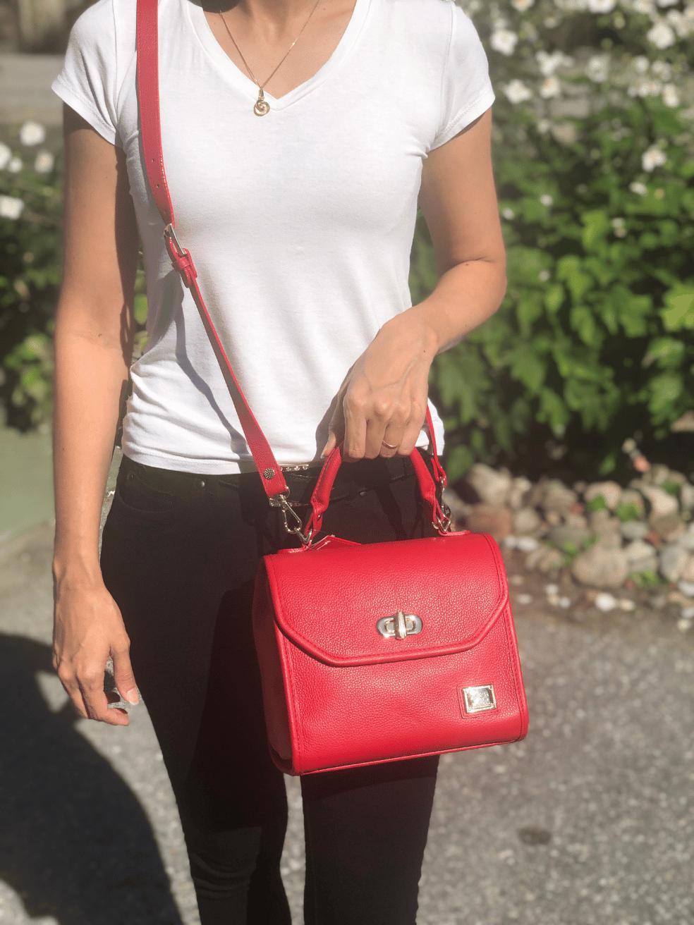 Muse Leather Handbag Female Product Image
