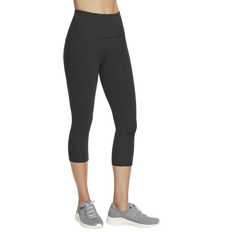 Women's Skechers® GOWALK™ GOFLEX™ High-Waisted Midcalf Leggings, Size: XXXL, Navy Blue Iris Product Image