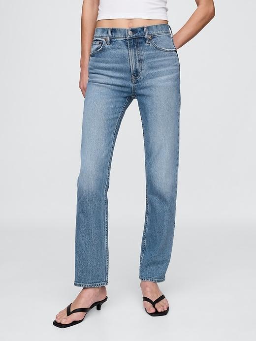 High Rise ’90s Straight Jeans Product Image