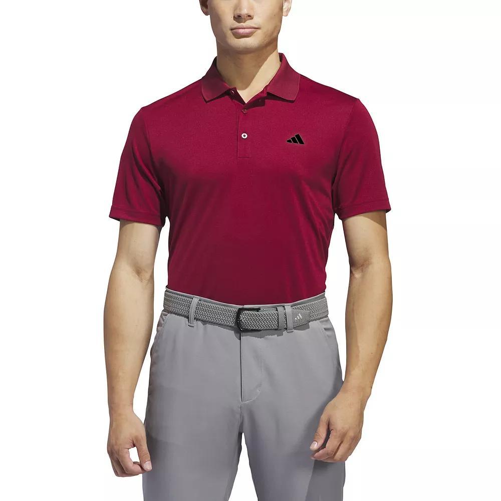 Men's adidas Adi Performance Golf Polo Shirt, Size: Medium, Collegiate Red Product Image