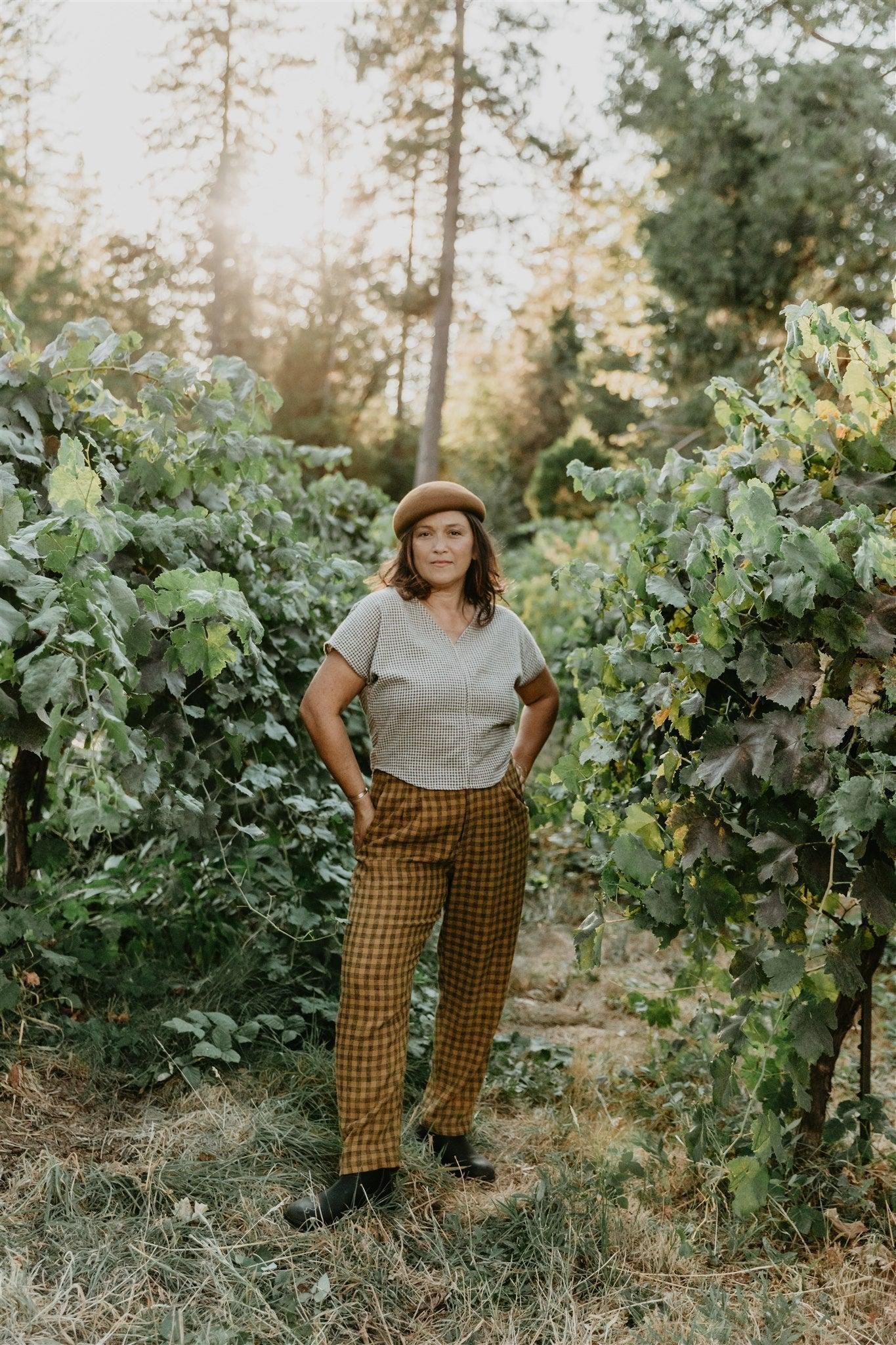 Perfect Pant in Brown Checker Product Image