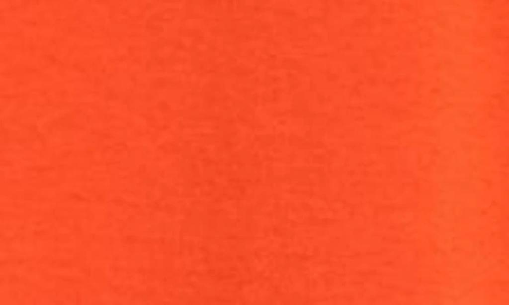 STONE ISLAND Logo-patch Cotton T-shirt In Orange Product Image