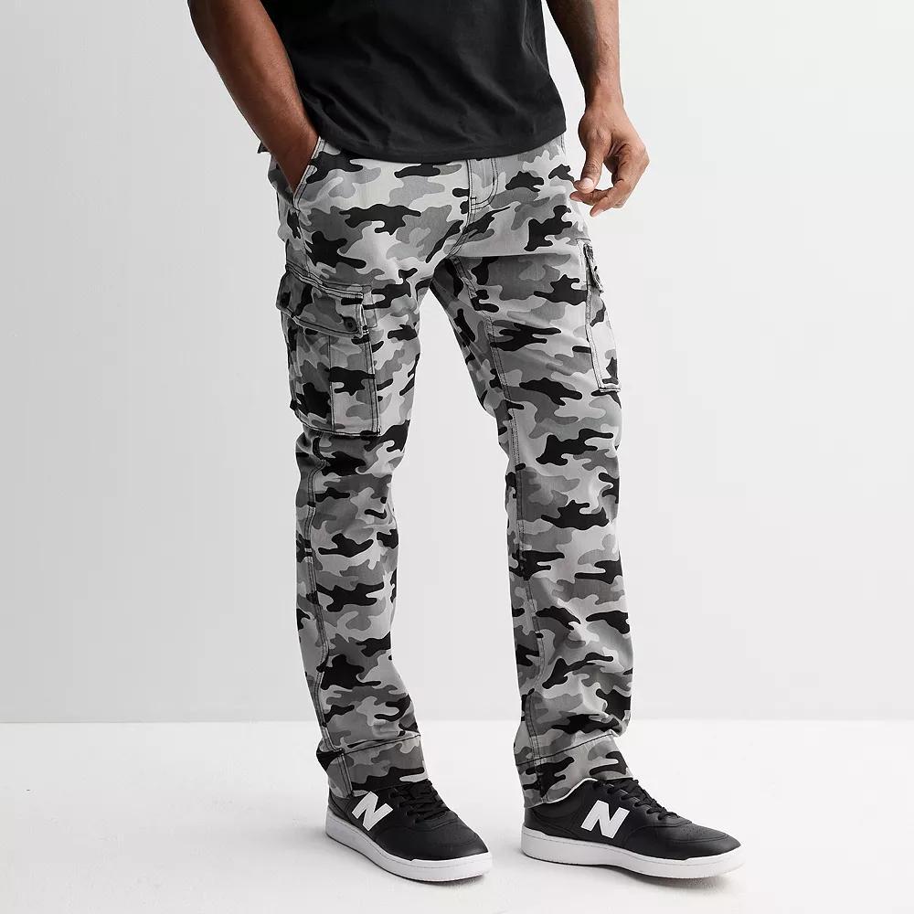 Men's Hallstatt Stonewash Stretch Cargo Pants, Size: 38 X 32, Gray Green Product Image