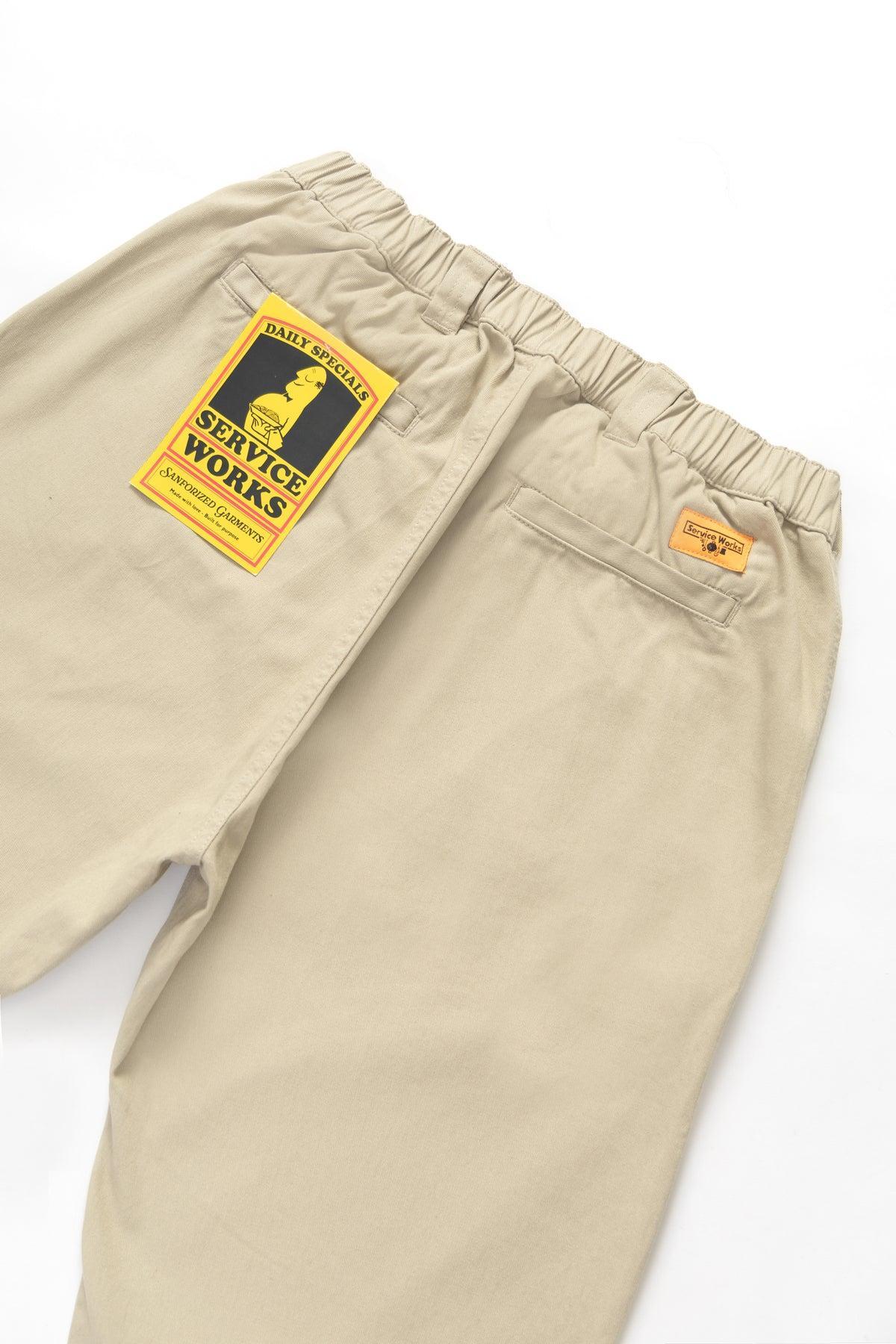 Drill Waiters Pant - Khaki Product Image