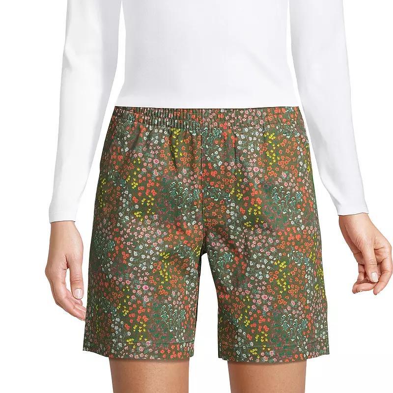 Womens Lands End Pull-On Chino Shorts Product Image