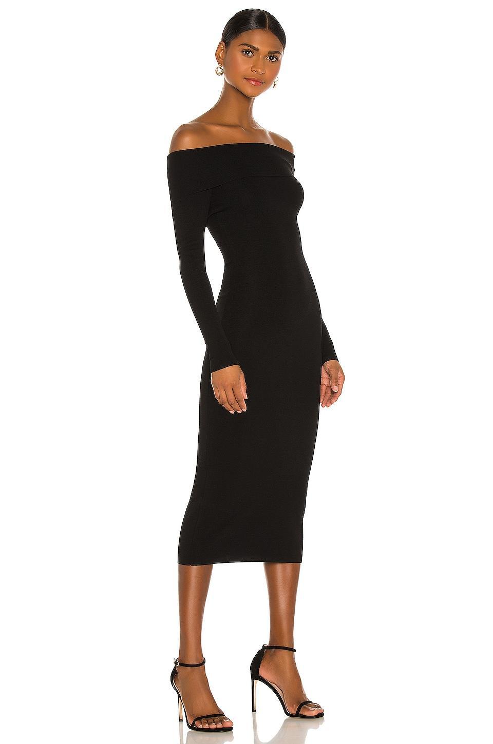 Off Shoulder Knit Dress Bardot Product Image