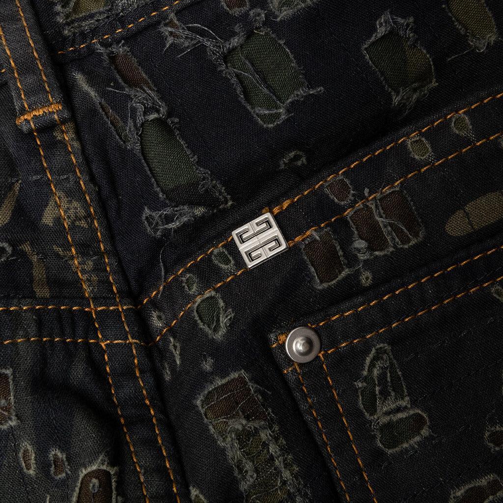 Carpenter Denim Trousers - Brown/Khaki Male Product Image