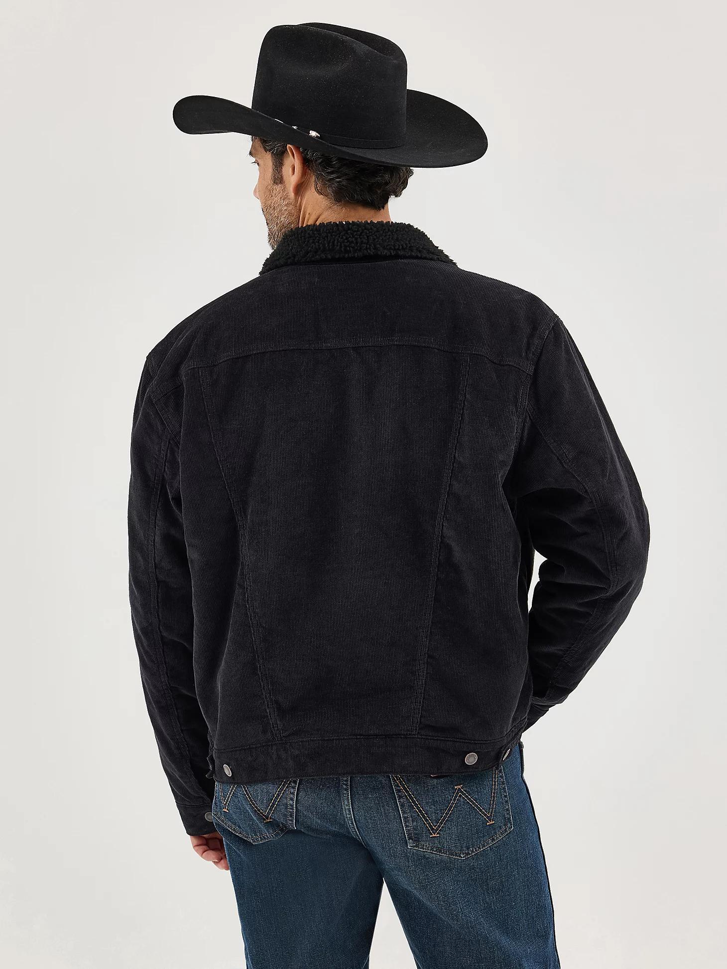 Men's Wrangler® Cowboy Cut® Sherpa Lined Corduroy Jacket | Men's JACKETS & OUTERWEAR | Wrangler® Product Image
