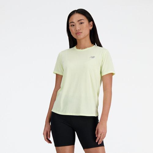 New Balance New Balance Women's Athletics T-Shirt Heather (Neo Flame Heather) Women's Clothing Product Image