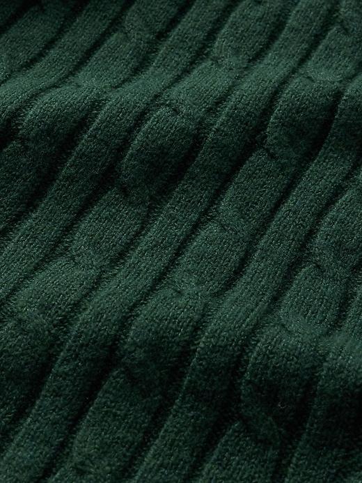 CashSoft Cable-Knit Sweater Product Image