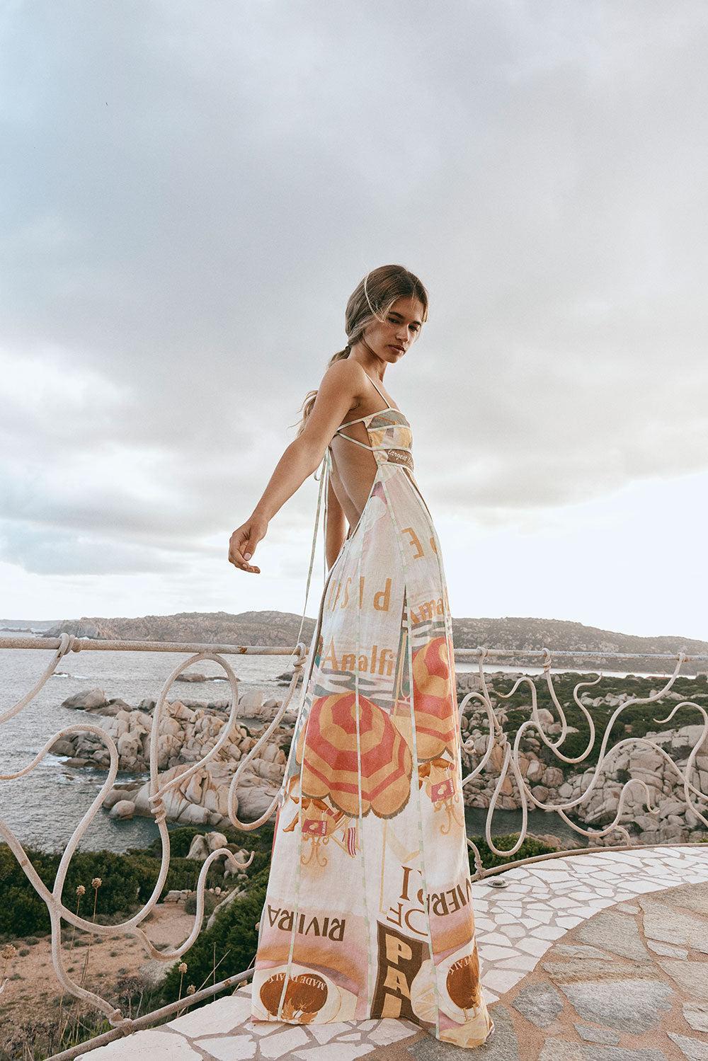 Palermo Dress - Fiorire Rosa Product Image