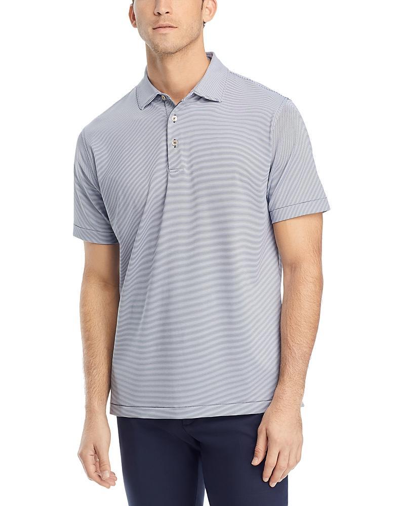 Mens Jubilee Stripe Stretch-Jersey Polo Shirt Product Image