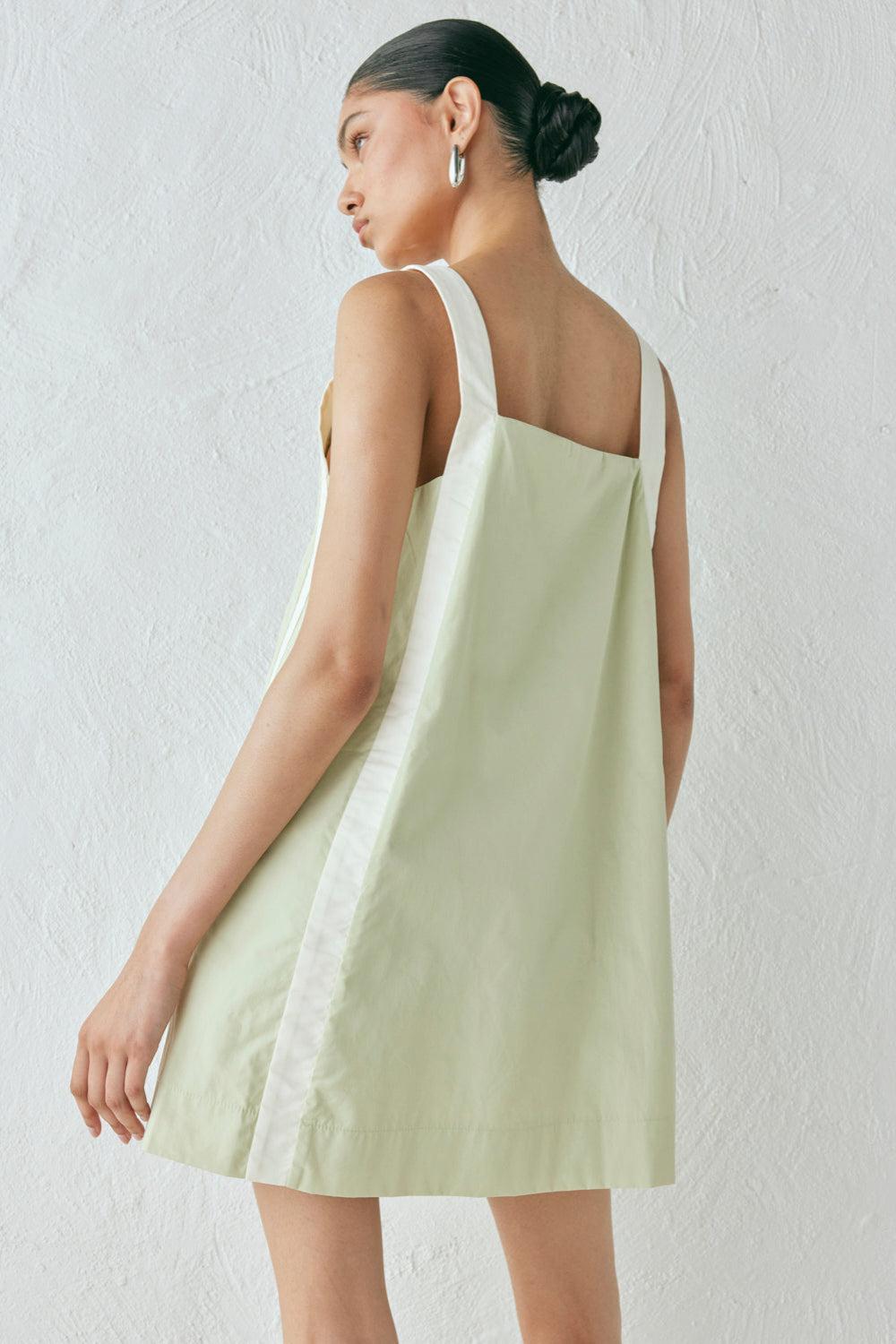 Luma Mini Dress Sage Product Image