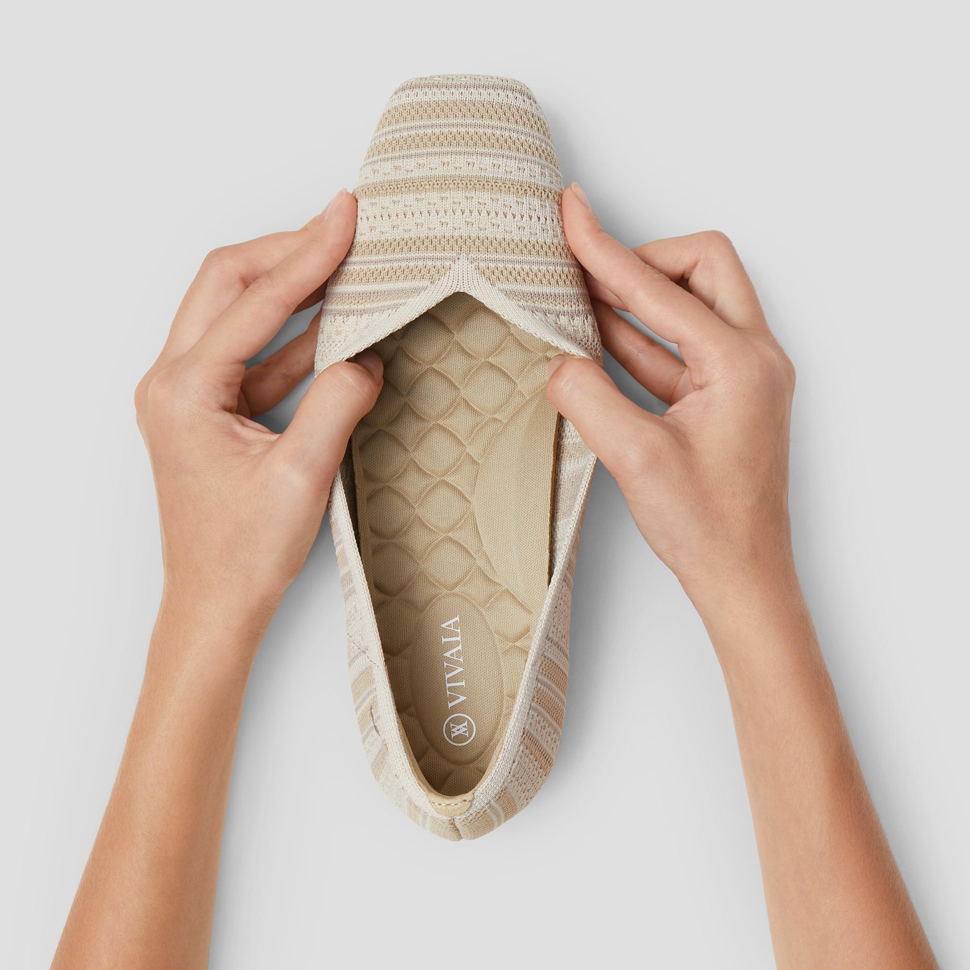 Lightweight Square-Toe V-Cut Flats (Margot Walker) Product Image
