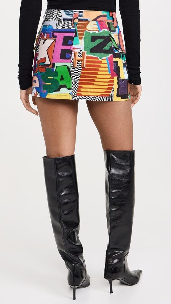 BruceGlen Few Words High Waist Cargo Mini Skirt | Shopbop Product Image