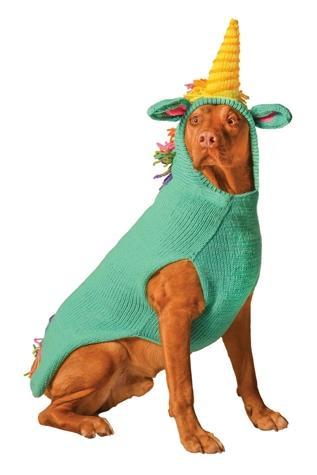 XXL Chilly Dog Unicorn Dog Sweater Product Image